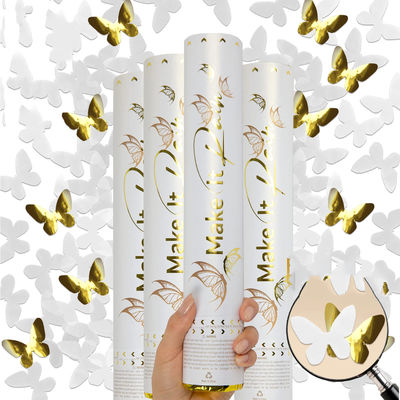 60cm Giới tính tiết lộ Confetti Cannon Popper Smoke Powder Confetti Stick cho đồ dùng bữa tiệc