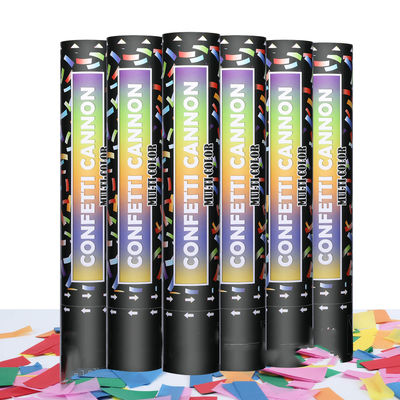 40cm đa màu Biodegradable Party Popper Confetti Cannon cho lễ hội đầy màu sắc