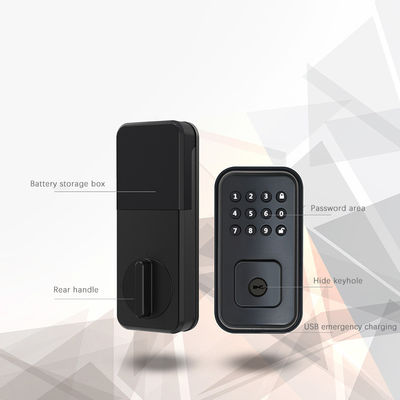 Bảo vệ cửa bằng khóa thông minh kỹ thuật số chạy pin và ứng dụng WiFi TTlock Tuya