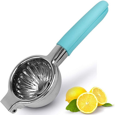 Máy ép nước chanh bằng tay với tay cầm cao su silicone và thiết kế thép không gỉ