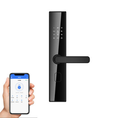 An ninh ngoài trời tay cầm cửa kỹ thuật số với Tuya Ttlock và nhận dạng vân tay