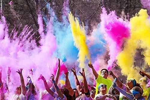 Màu sắc Holi bột bữa tiệc Popper Confetti Cannon bột ngô 13 * 18cm Biodegradable