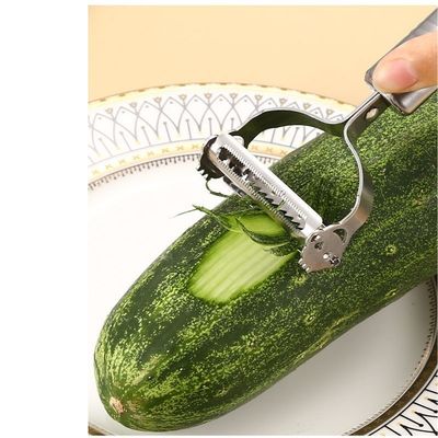 304 Stainless Steel Set of Kitchen Gadgets 6 in 1 cho việc cắt lông trái cây và rau quả