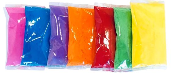 13*18cm Kích thước Rainbow Run Corn Starch cho lễ hội Colored Starch
