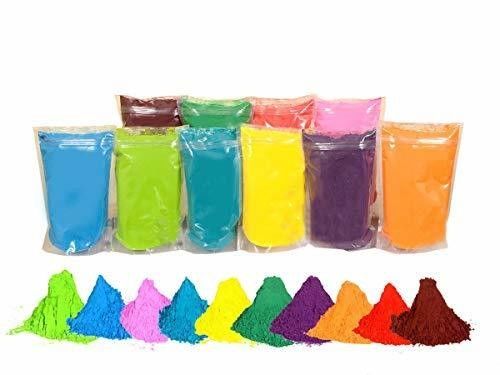13*18cm Kích thước Rainbow Run Corn Starch cho lễ hội Colored Starch