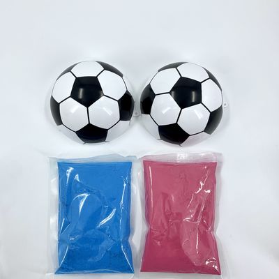 Giới tính tiết lộ đồ đạc Confetti bột điền 14 * 14 * 14cm Bóng đá cho lễ kỷ niệm em bé