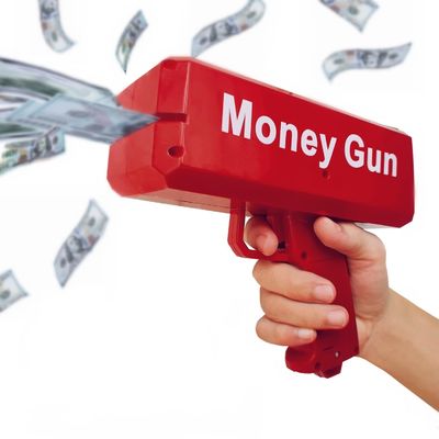 18.5cmX8cmX17.5cm Plast Jet Currency Gun cho Wedding Bar Game