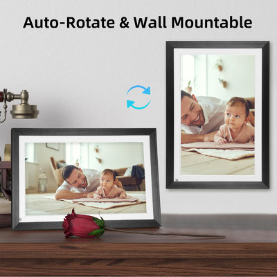 Digital Luxury Family Photo Frame 10in IPS Display 1920X1080 Hình ảnh kỹ thuật số HD Video