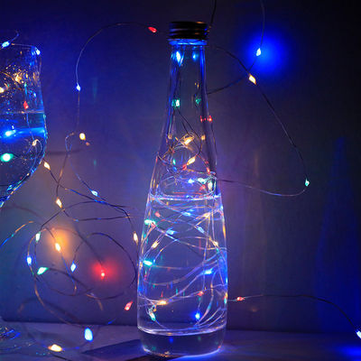 7/22/32m Kiểm soát nước LED mặt trời đồng dây cây thông Noel đèn với vật liệu PVC ấm