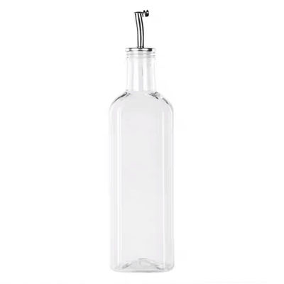Green Glass Oil Drizzler 500ml để nấu ăn trong nhà bếp với ống phun thép không gỉ