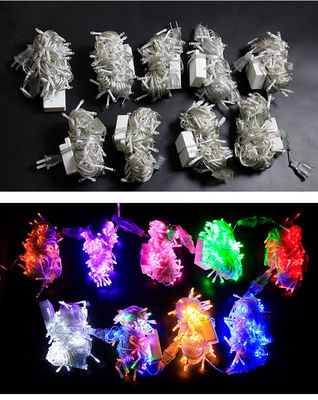Dream Color Giáng sinh đèn dây 10leds / m 5m 10m PVC chống nước dẫn địa chỉ