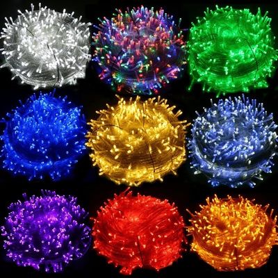 Ngoài trời không thấm nước 300m màu tím đèn cổ tích LED dây vòng hoa cho lễ kỷ niệm Giáng sinh