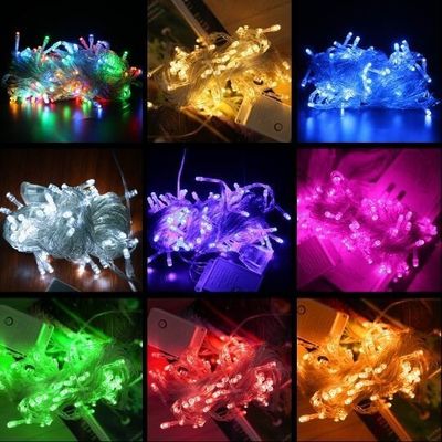 Ngoài trời không thấm nước 300m màu tím đèn cổ tích LED dây vòng hoa cho lễ kỷ niệm Giáng sinh