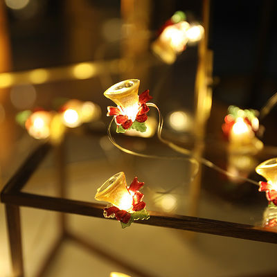 Fairy Star Lights đèn LED dây đen đèn Giáng sinh trang trí với logo tùy chỉnh