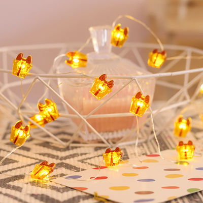 Fairy Star Lights đèn LED dây đen đèn Giáng sinh trang trí với logo tùy chỉnh