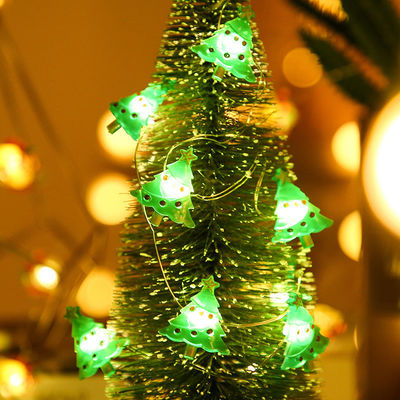 Đèn LED đỏ Giáng sinh dây tuyết Santa Claus Star Giáng sinh trang trí sản phẩm