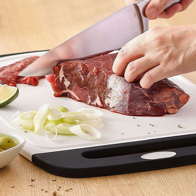 Multifunctional Black Plastic Cutting Board Set cho nhà bếp 3pcs Thiết bị cấp độ thực phẩm