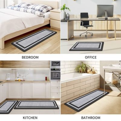 Kiểu thảm bếp đệm chống nước PVC mềm không trượt cho nhà bồn rửa văn phòng