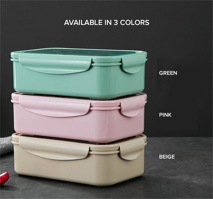 Thùng ăn trưa cho trẻ em / người lớn PP5 1400 ML Tự động đông lạnh trong lò vi sóng an toàn Không có BPA với đinh