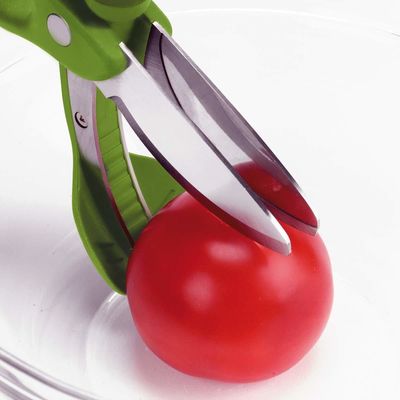 Kẹp salad với tay cầm PP TPR Máy cắt rau xanh để cắt salad