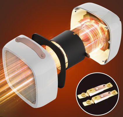 Máy sưởi quạt mini PTC 400W Sợi sưởi ấm để sưởi ấm thuận tiện và ấm cúng trong không gian nhỏ