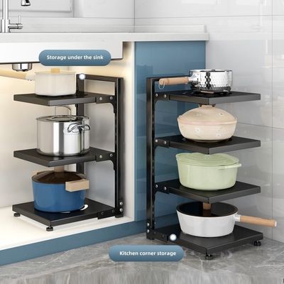 Chế độ tổ chức bồn rửa nhà bếp màu đen có chức năng có thể gấp