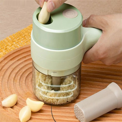 ABS 2023 Hot Gatling Máy nấu ăn đa chức năng gia đình Máy lọc tỏi điện Máy trộn tỏi tự động