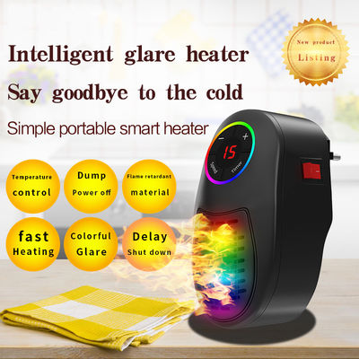 0.5kg Plug-in Wall Heater Máy sưởi điện di động cho vườn Nhà nhỏ Mùa đông ấm