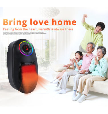 0.5kg Plug-in Wall Heater Máy sưởi điện di động cho vườn Nhà nhỏ Mùa đông ấm
