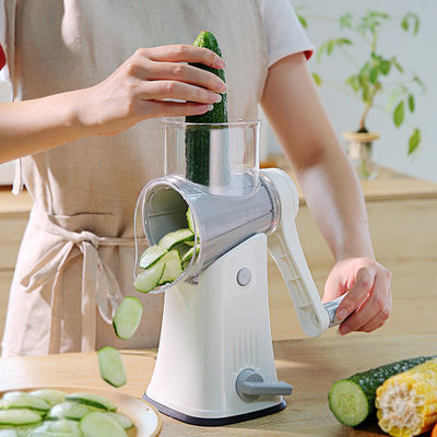 Multifunctional 5 trong 1 rau chopper slicer với Rotary Drum loại Grater Shredder