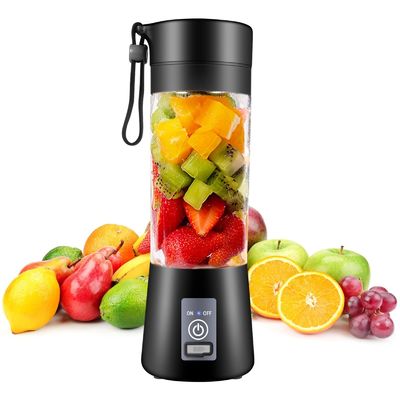 Silicone PC Electric Mini Ice Bottle Blender Home USB 2/4/6 Blades Juicer Cup Máy