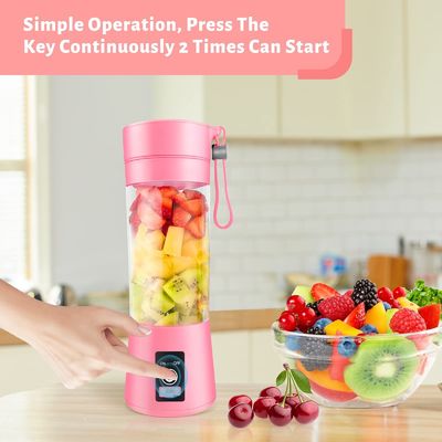 380ml Capacity Mini Blender USB Rechargeable Fruit Juice Portable Juicer Cup cho nhà