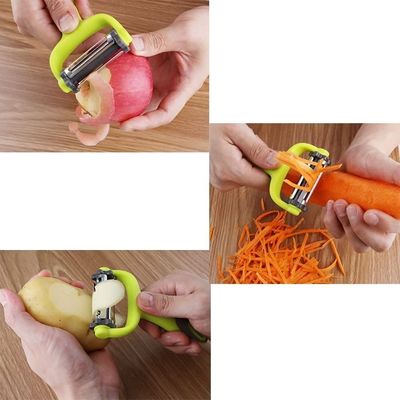 Nhà bếp Thép không gỉ trái cây táo khoai tây xoay cà rốt rau quả xoay