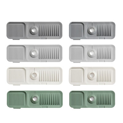 Silicone sink Splash Guard Catcher Handle Drip Draining Pad Chất hấp thụ thảm cho OEM / ODM