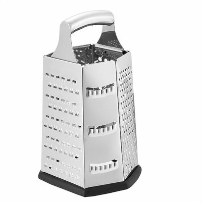 Các phụ kiện nhà bếp bán chạy nhất 6 bên Máy xay pho mát thủ công làm bằng thép không gỉ 410