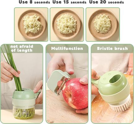 ABS PP PC Stainless Steel Vegetable Chopper với máy xay thịt và máy nghiền tỏi