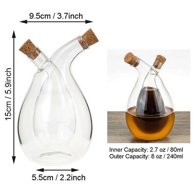 350ml chai nồi tách nồi nồi đặt Gravy Boat cho Oliver dầu và giấm máy phân phối