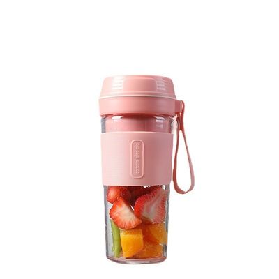 280ml Máy ép nước trái cây portable USB cho nhà 4 Blades Máy ép rau quả