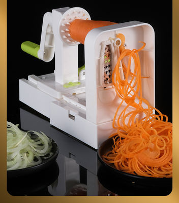 nâng cấp nấu ăn với 5 Blade Veggie Spiral Slicer ABS PS TPR 420 Stainless Steel