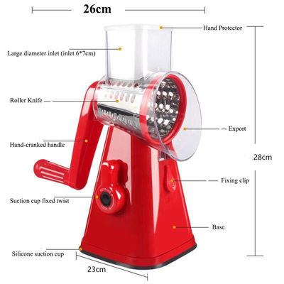 Green Rotary Cheese Grater là sự bổ sung hoàn hảo cho bất kỳ nhà bếp nào để xé rau