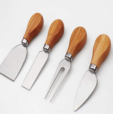 Công cụ pizza bằng gỗ đặt cho Logo tùy chỉnh bền Charcuterie Board hình tròn