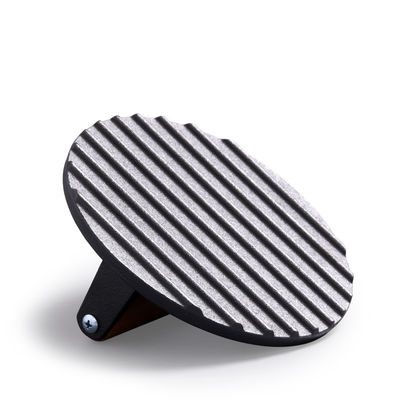Press thịt thịt thịt nướng bánh burger hình chữ nhật hạng nặng Cast Iron Griddle Smash Bacon Press với tay cầm gỗ