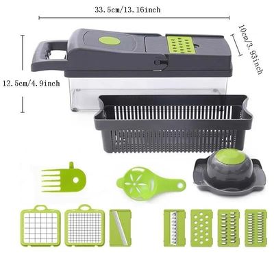 Multifunctional Manual Kitchen Vegetable Chopper Slicer Dicer Food Grater Logo tùy chỉnh