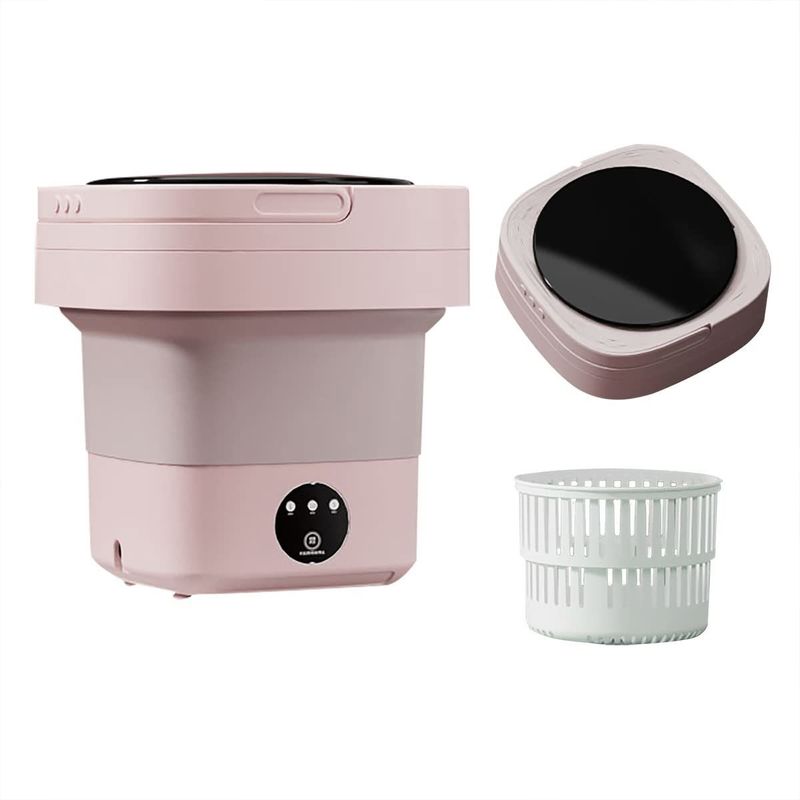 Bồn rửa nhựa hoàn toàn tự động Máy giặt gấp nhỏ di động cho vớ đồ lót