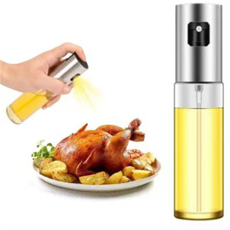 304 thép không gỉ máy xịt dầu atomized máy xịt chai dầu di động cho nhà bếp