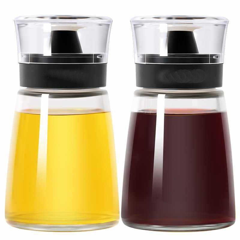 Thủy tinh kính trong suốt bình dầu 170ML Vinegar Oil Spray chai Set cho đồ dùng nhà bếp 425g