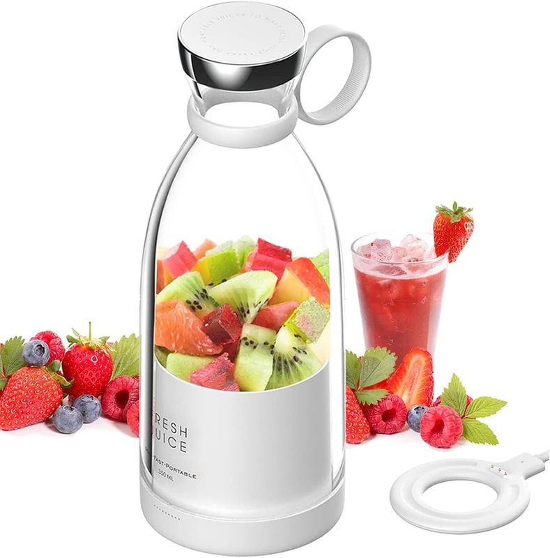 Không có Máy pha trộn mini Juicer Cup nhựa USB di động được điều khiển bởi ứng dụng cho nước ép và nước ép