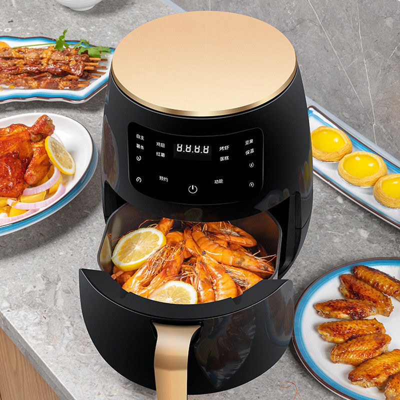 Tùy chỉnh 1400W 6L Capacity Multi-Functional Air Fryer Pot để làm nướng thực phẩm