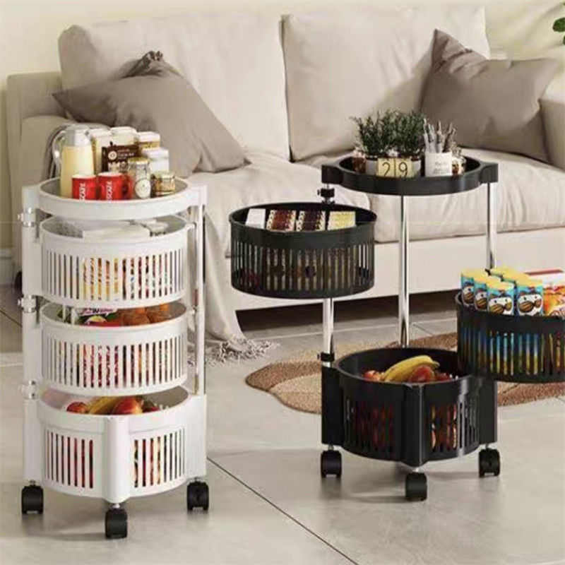 Cửa hàng không gập rack quay rau để lưu trữ sàn nhà bếp bền vững