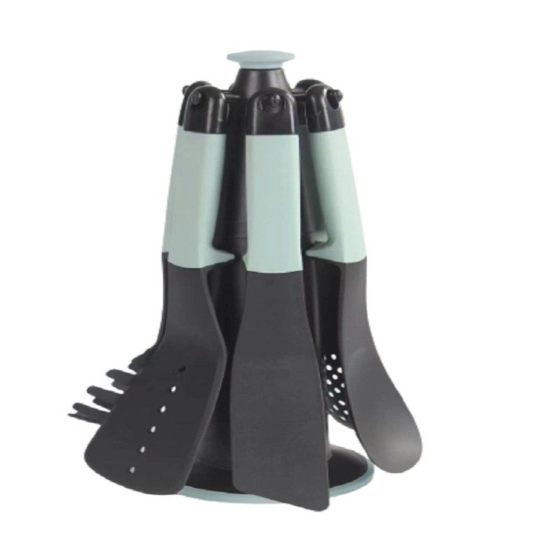 Truy cập dễ dàng dụng cụ với bộ nylon 6 mảnh và đứng lưu trữ xoay